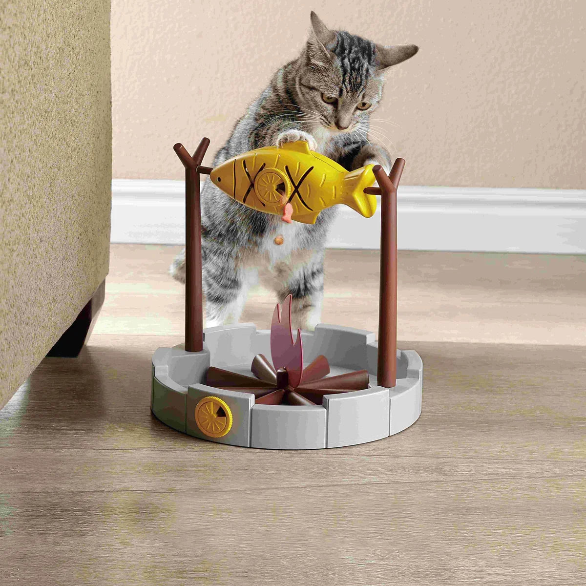 Interactive Cat Treat Dispenser Puzzle Toy for Mental Health