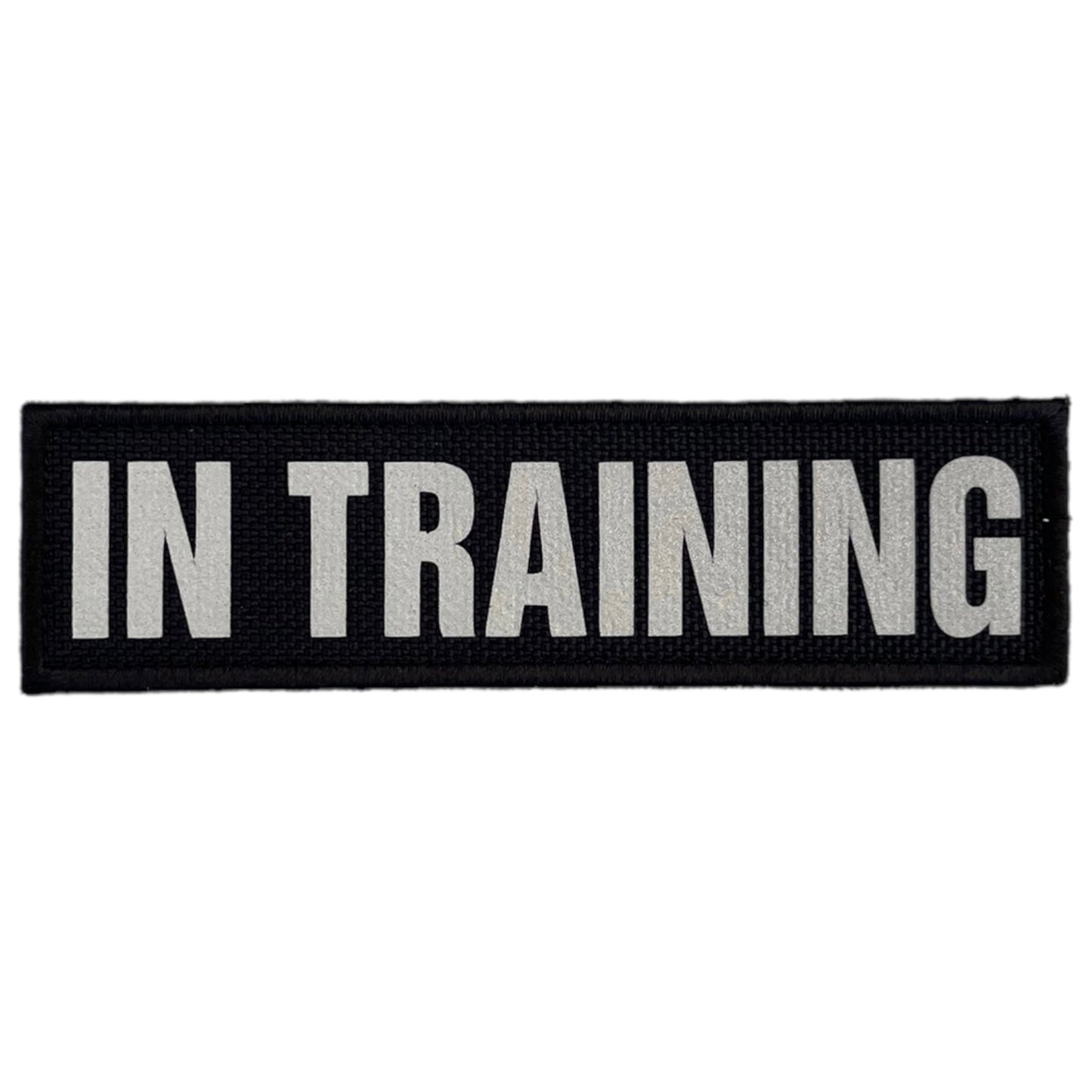 REFLECTIVE HIGH VISIBILITY BLACK Tag Patch