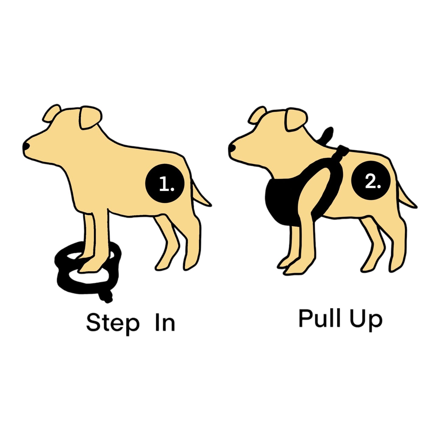 Step In Dog Harness - Dog Harness - Come Here Buddy
