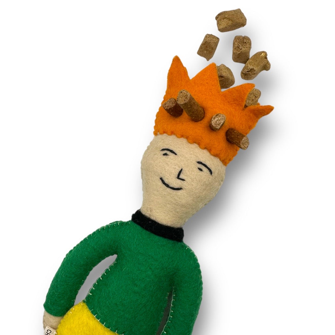 Prince and Princess Felt Dog Toys - Purrfect Pet Kingdom