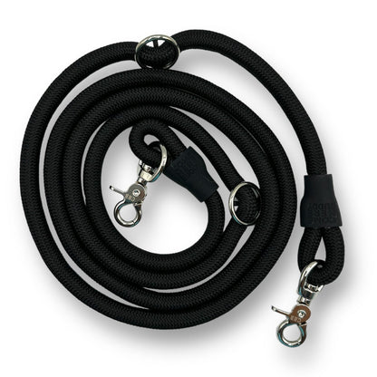 Kismet Dog Leash - Pet Leashes - Come Here Buddy - Black - KIS/BLA