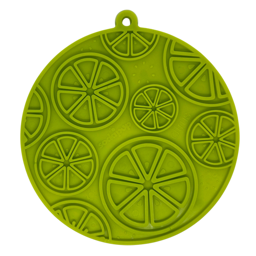 Dog Cat Citrus eMat Enrichment Lick Mat