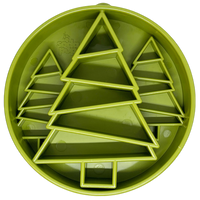 Pine Tree Christmas eBowl Deep Slow Feeder Dog Bowl for Enrichment | USA Made