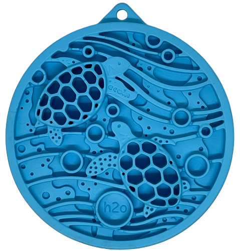 Turtle eMat-Mini Lick Mat with Suction Cups - Small Dogs & Cats |