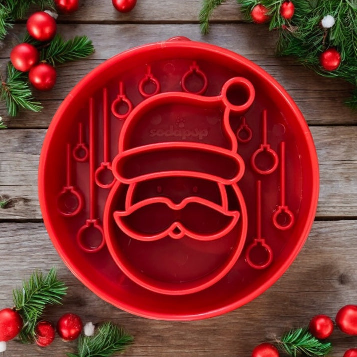 Purrfect Kingdom™ - Santa Ebowl Deep Slow Feeder