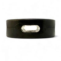 Hockey Puck Bully Stick Holder - Durable Rubber Treat Holder & Chew Toy USA