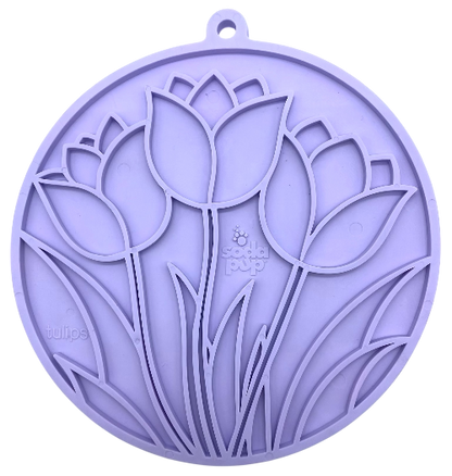 Tulip Design eMat - Enrichment Lick Mat For Dogs and Cats -