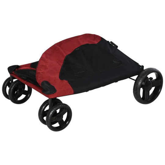 Foldable Pet Stroller with Storage Pocket - Purrfect Pet Kingdom