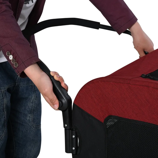 Foldable Pet Stroller with Storage Pocket - Purrfect Pet Kingdom