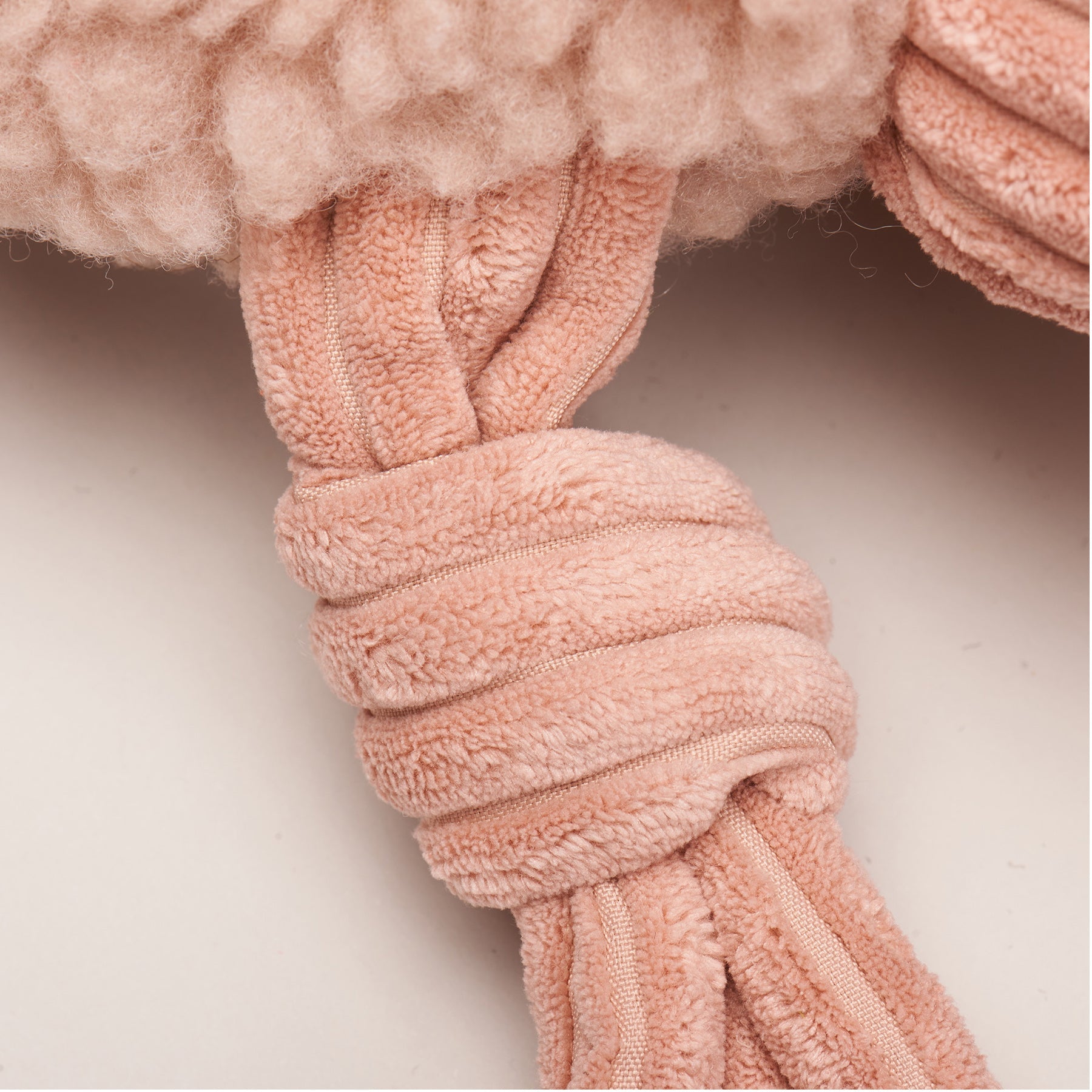 Dog Toy Penelope Pig HuggleFleece FlufferKnottie Plush Toy - gallery product image for dog toy