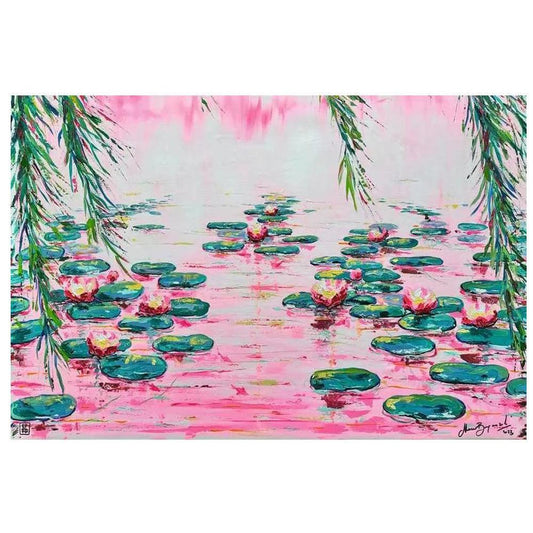 Pink Water Lilies 4000 Piece Jigsaw Puzzle Ravensburger