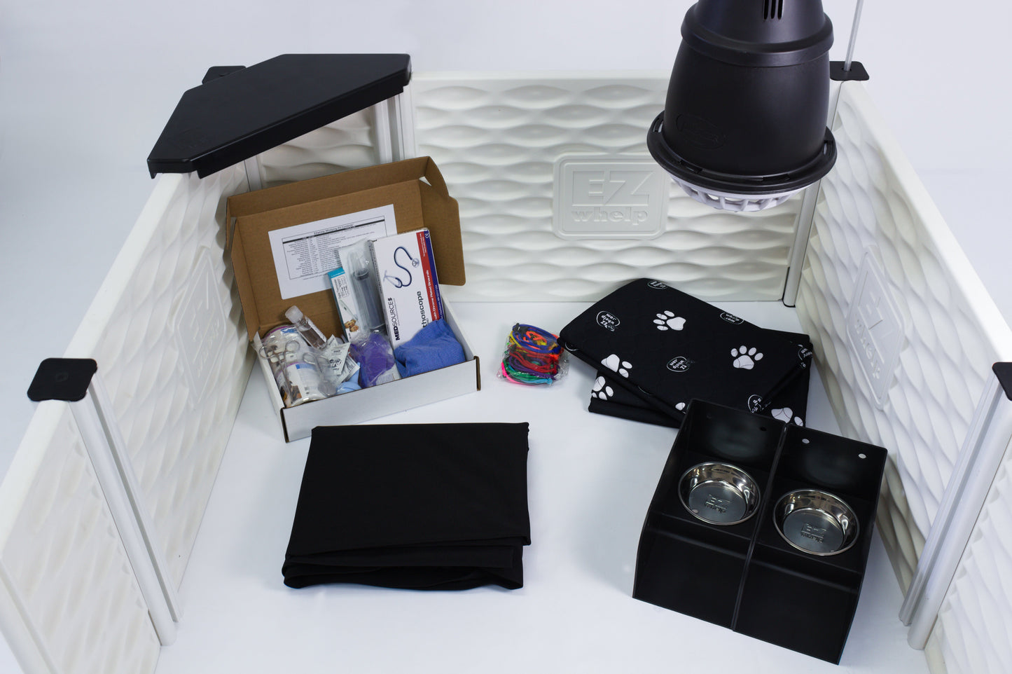 Bundles - EZclassic Pro Set - EZwhelp - 28" x 28" x 18" - Gray Pad - PRO_Bundle_28