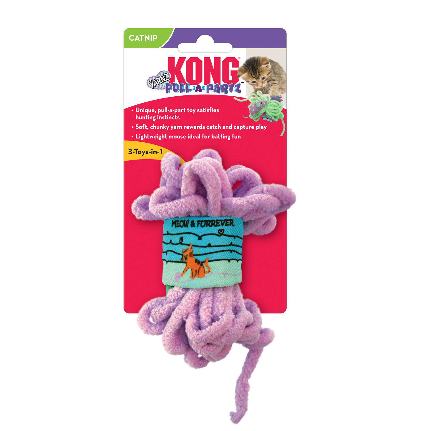 KONG Pull-A-Partz Yarnz 🧶👑