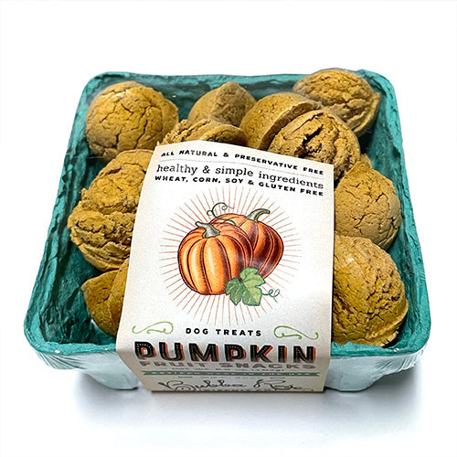 Dog Treat Gift Box: Pumpkin Fruit Dog Treat Crate for Dogs - premium dog treat from Purrfect Pet Kingdom