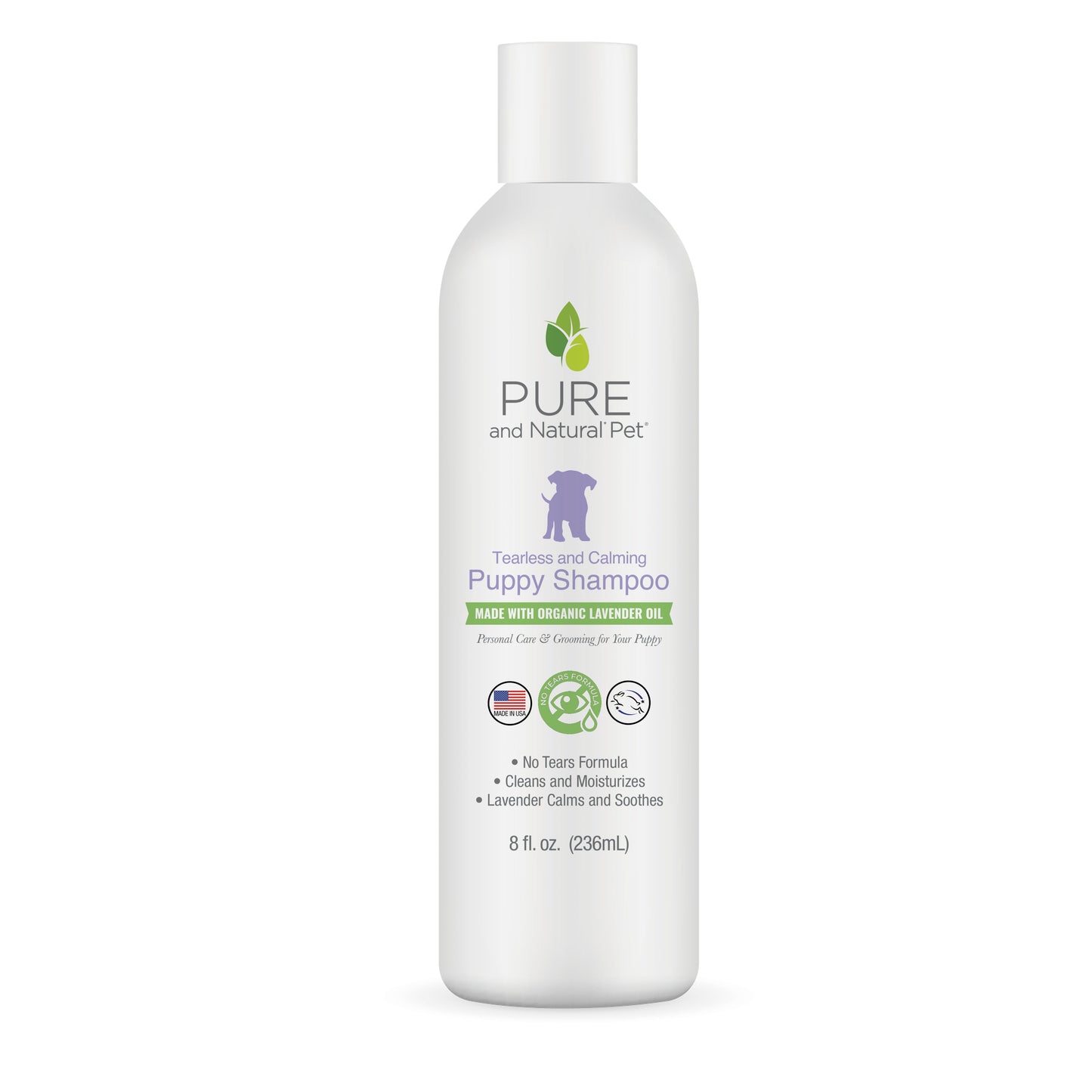Organic Tearless Puppy Shampoo for Soft and Healthy Fur Coa