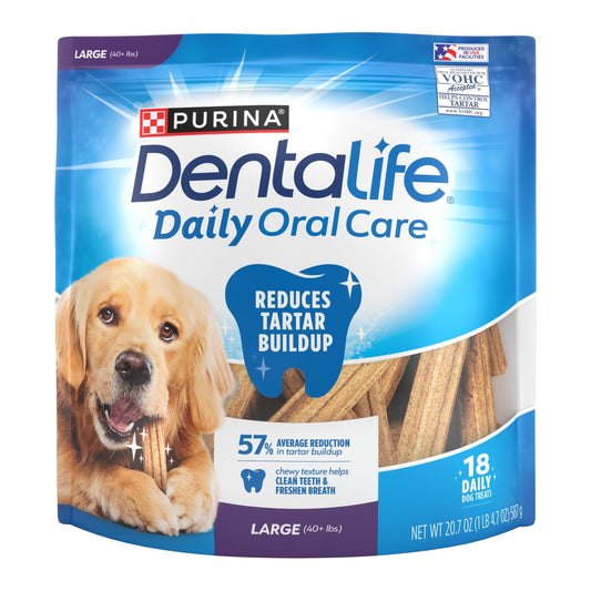 Purina Dental Chews Chicken Large Dogs 21.7 Oz ✅