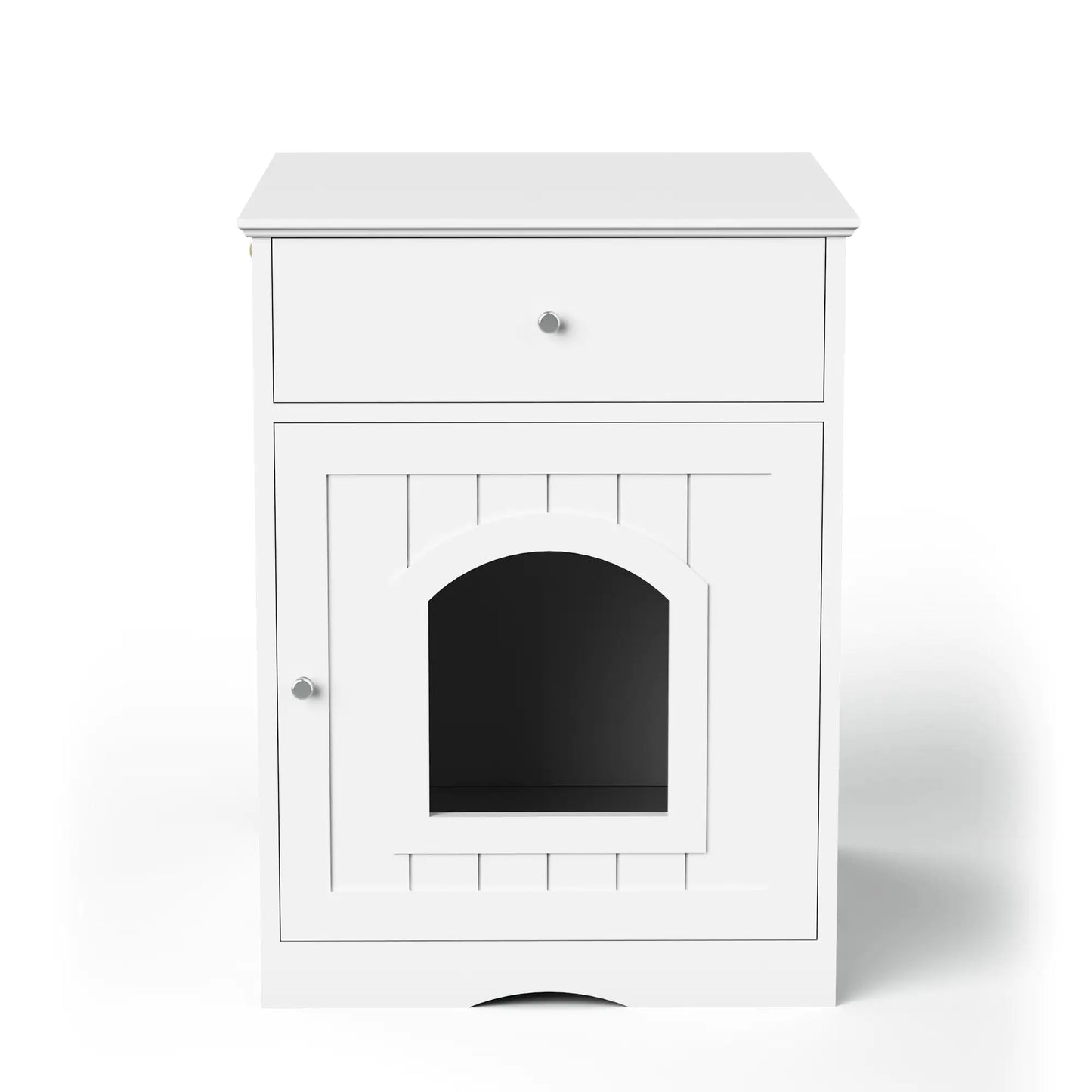 Royal Wooden Pet House Litter Box With Drawers 🏠👑