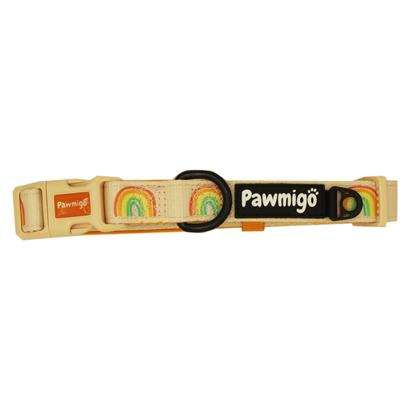 Chasing Rainbows Classic Collar - Dog Harnesses - Pawmigo - M - SU21 - CRB - CC - M