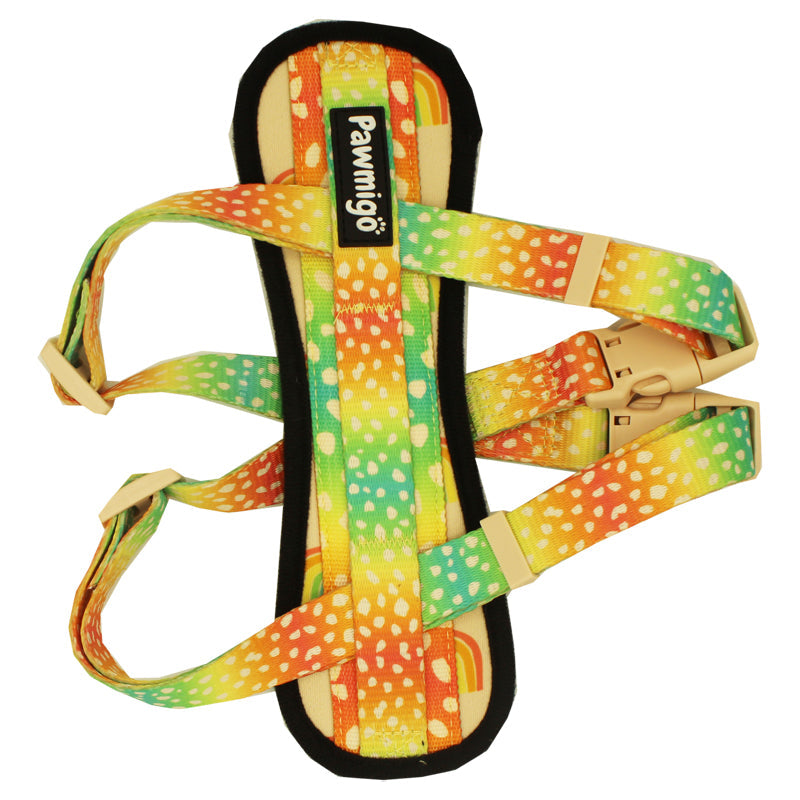 Chasing Rainbows X - Fit Harness - Dog Harnesses - Pawmigo - M - SU21 - CRB - CP - M