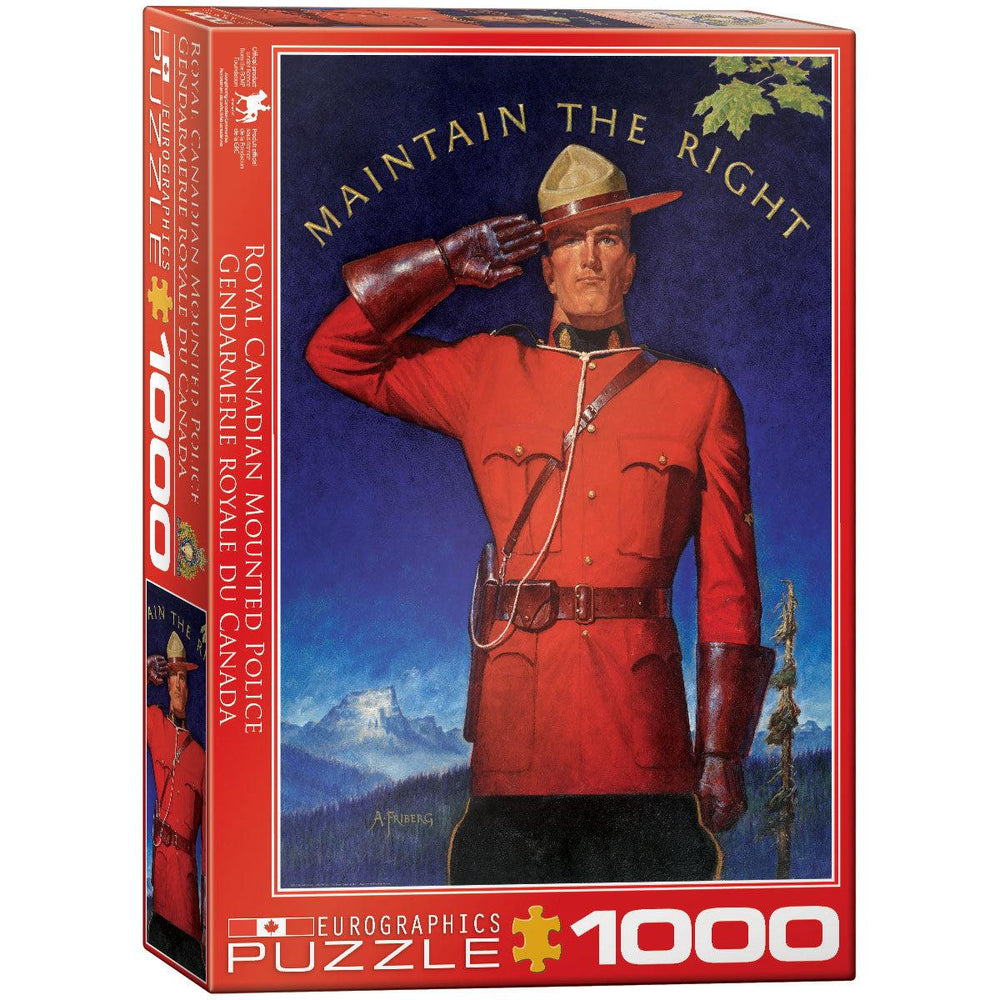 RCMP Maintain the Right 1000 Piece Jigsaw Puzzle Eurographics