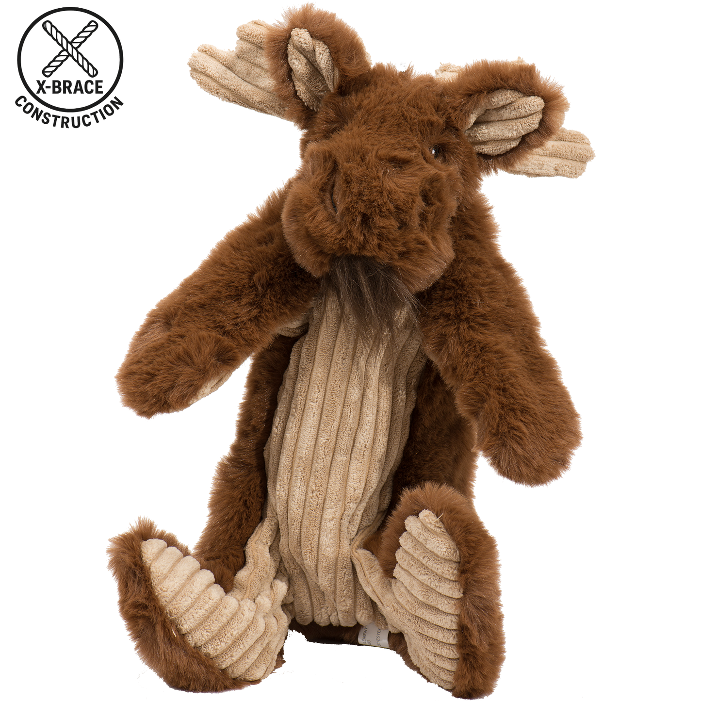 Dog Toy Maple Moose X-Brace Durable Plush Toy for Daily Use - main product image for dog toy
