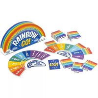 Rainbow Go! - Face Paced Trivia Card Game - Professor Puzzle