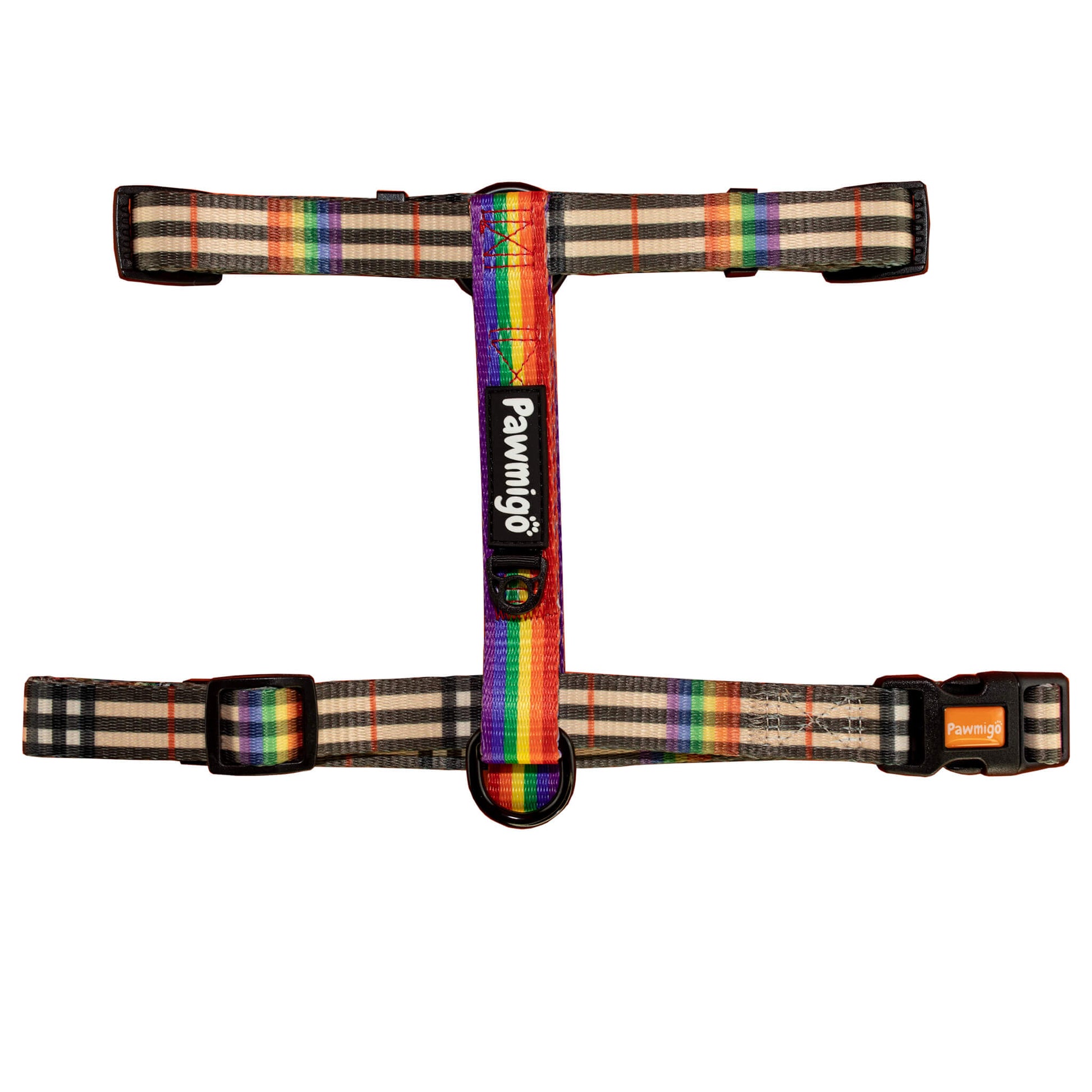 Rainbow Plaid Free - Fit Harness - Free - Fit Harness - Pawmigo