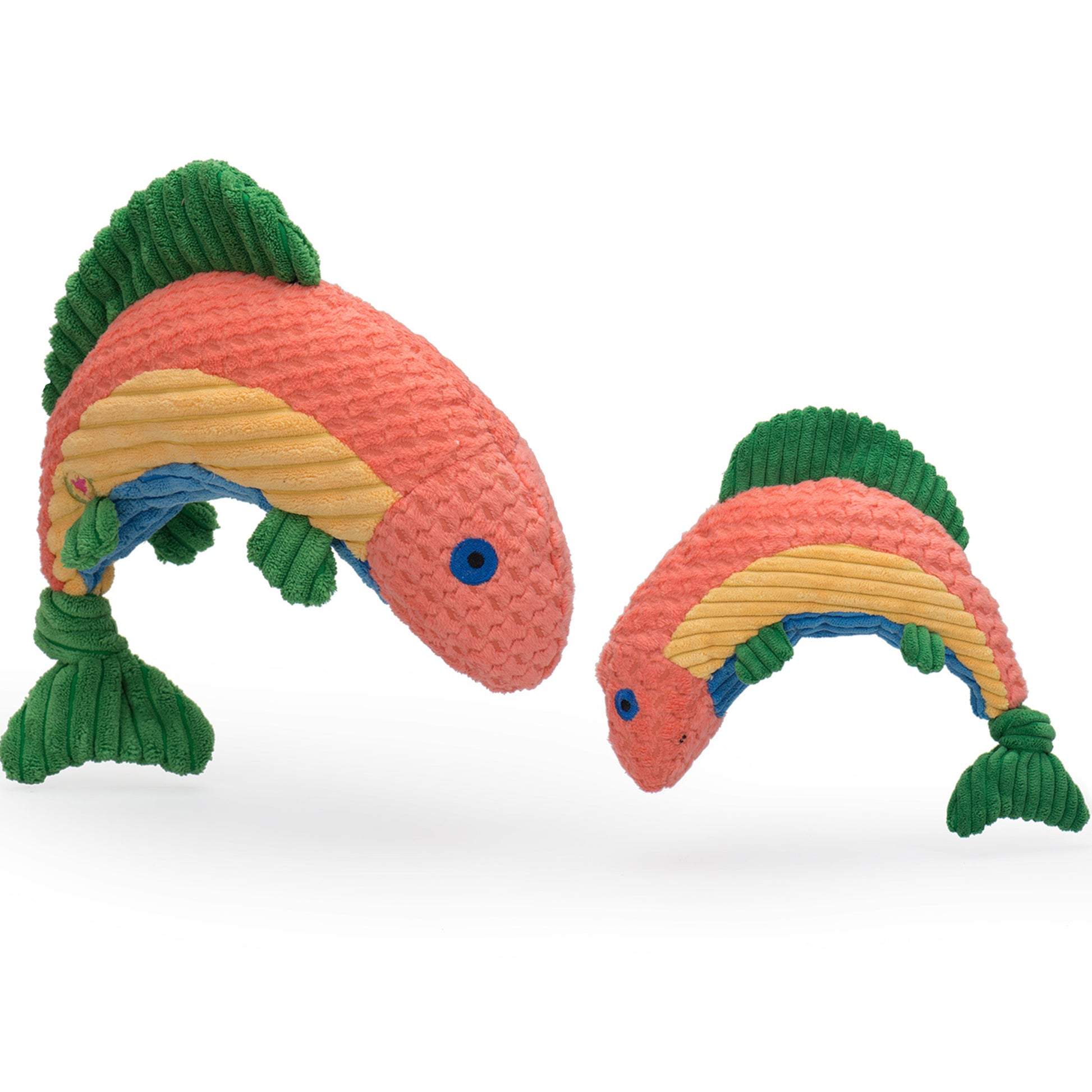 Dog Toy Raucous Rainbow Trout Knottie Plush Toy for Comfort - main product image for dog toy