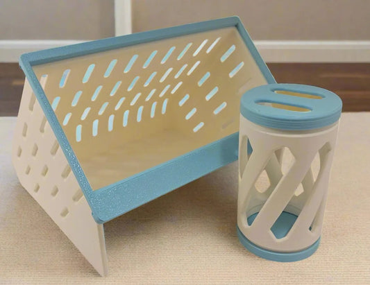 The Open Air Hay Feeder and Hay Roller Bundle