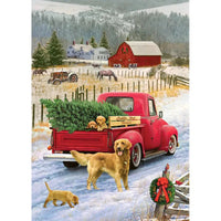 Red Truck Farm 35 Piece Tray Jigsaw Puzzle Cobble Hill