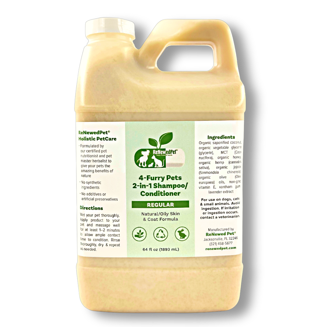 4 - FURRY PETS 2 - IN - 1 *REGULAR SHAMPOO & CONDITIONER - 4 Furry Friends - ReNewedPet
