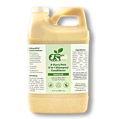 4 - FURRY PETS 2 - IN - 1 *REGULAR SHAMPOO & CONDITIONER - 4 Furry Friends - ReNewedPet