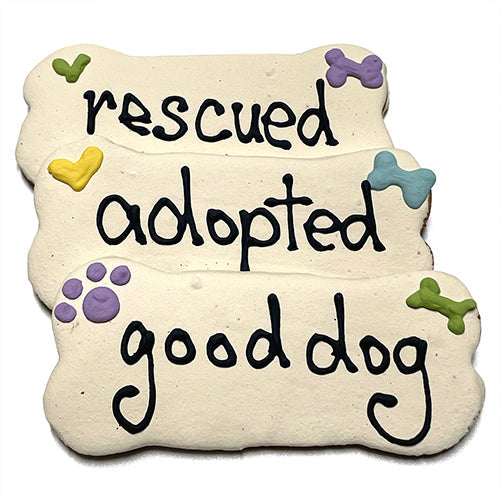 Dog Treats: Rescue Trio Dog Bone Biscuits for Dog Gifts - premium dog treat from Purrfect Pet Kingdom