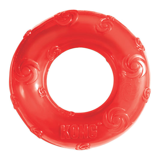 KONG Squeezz Ring Large Interactive Dog Toy Durable Play - main product image