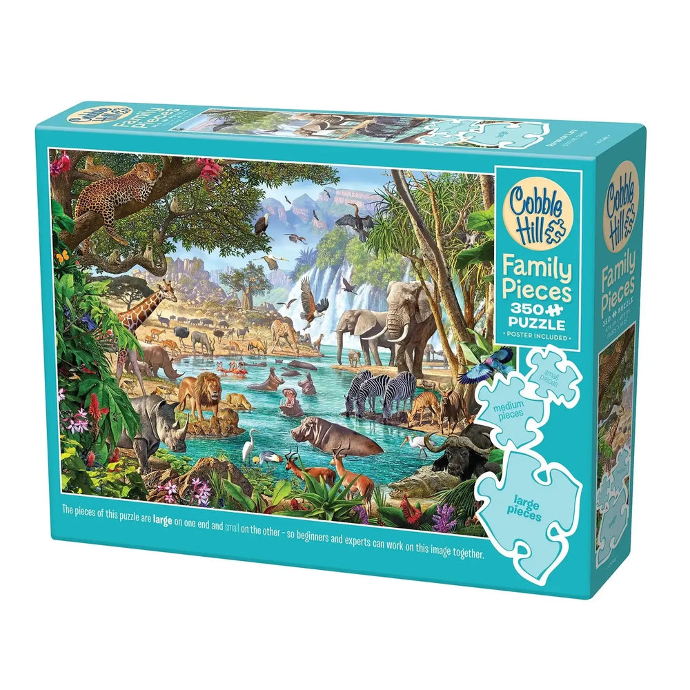 River of Life 350 Piece Family Jigsaw Puzzle Cobble Hill