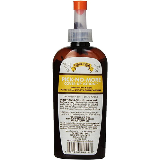 Rooster Booster Pick-No-More Lotion Control Cannibalism In Poultry 4 oz.