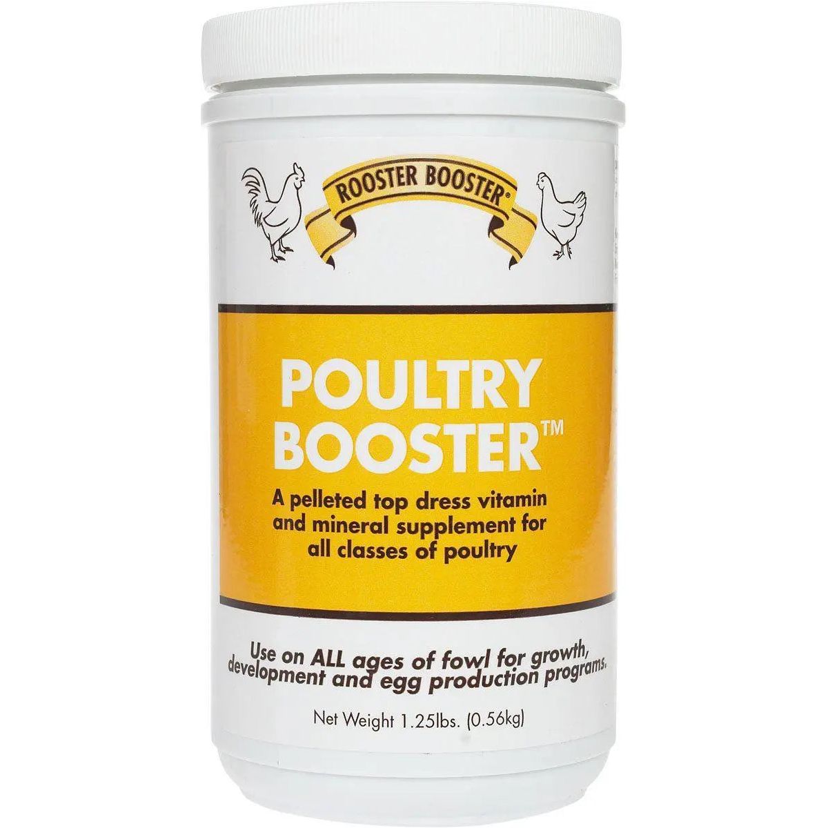 Rooster Booster Poultry Booster Vitamins & Mineral Chicken Supplement 1.25 lbs.