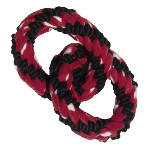 KONG Signature Double Ring Tug - Heavy Duty Rope Dog Toy