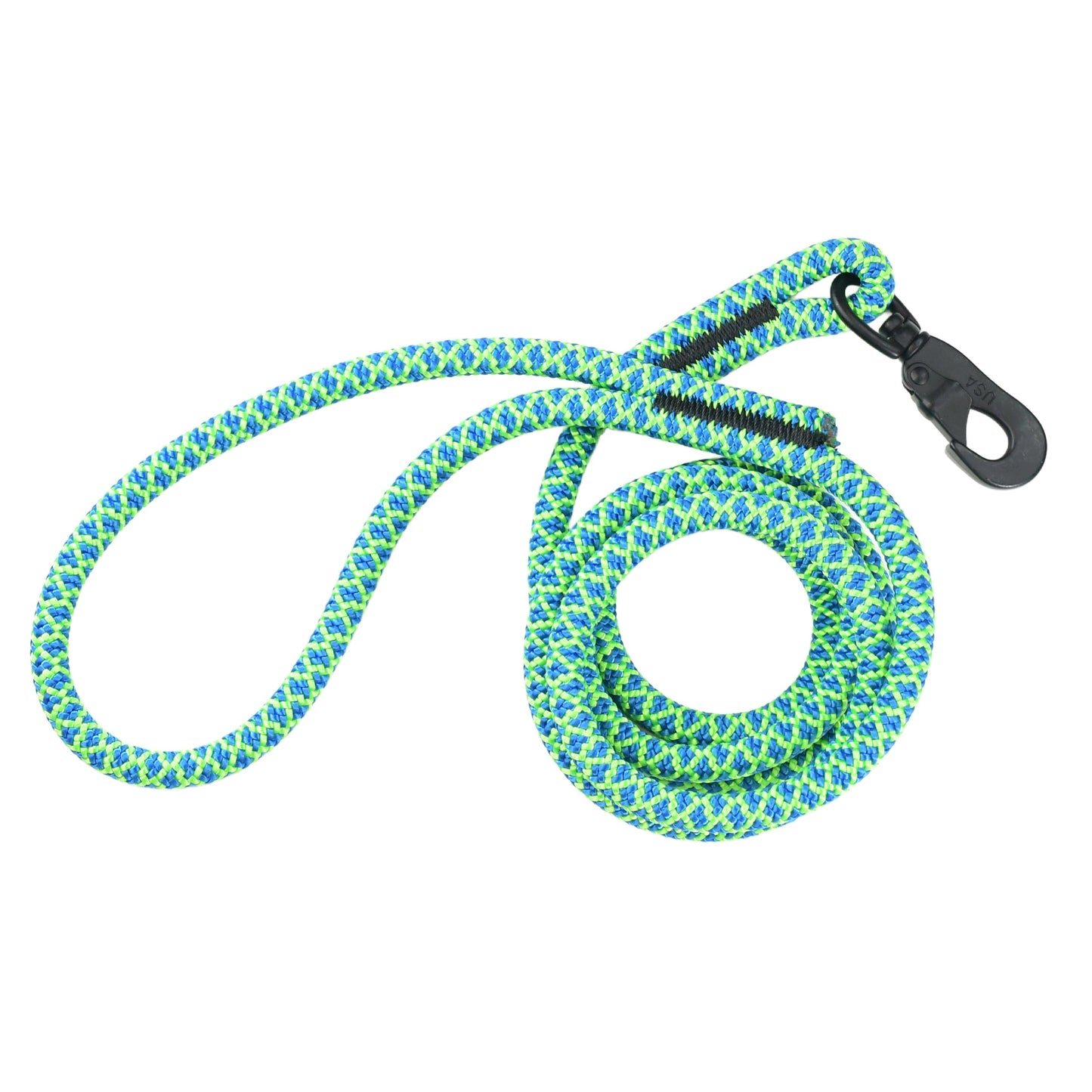 Blue/Green Rope Dog Leash 6