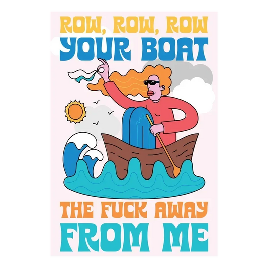 Row Your Boat the F*** Away from Me 500 Piece Jigsaw Puzzle Fun Club