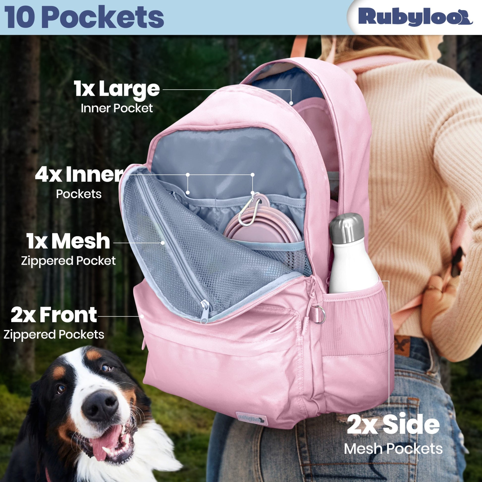 Dog Supplies Backpack 🐾 - Purrfect Pet Kingdom