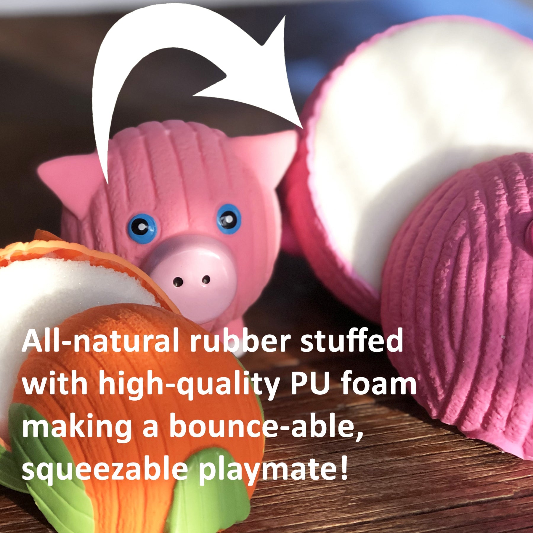 Dog Toy Best-selling Ruff-Tex Latex Balls Pack Small Essenti - gallery product image for dog toy