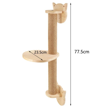🧗 Franklin's Pick: Wall-Mounted Cat Climbing Rope - Ultimate Space-Saving Vertical Playground