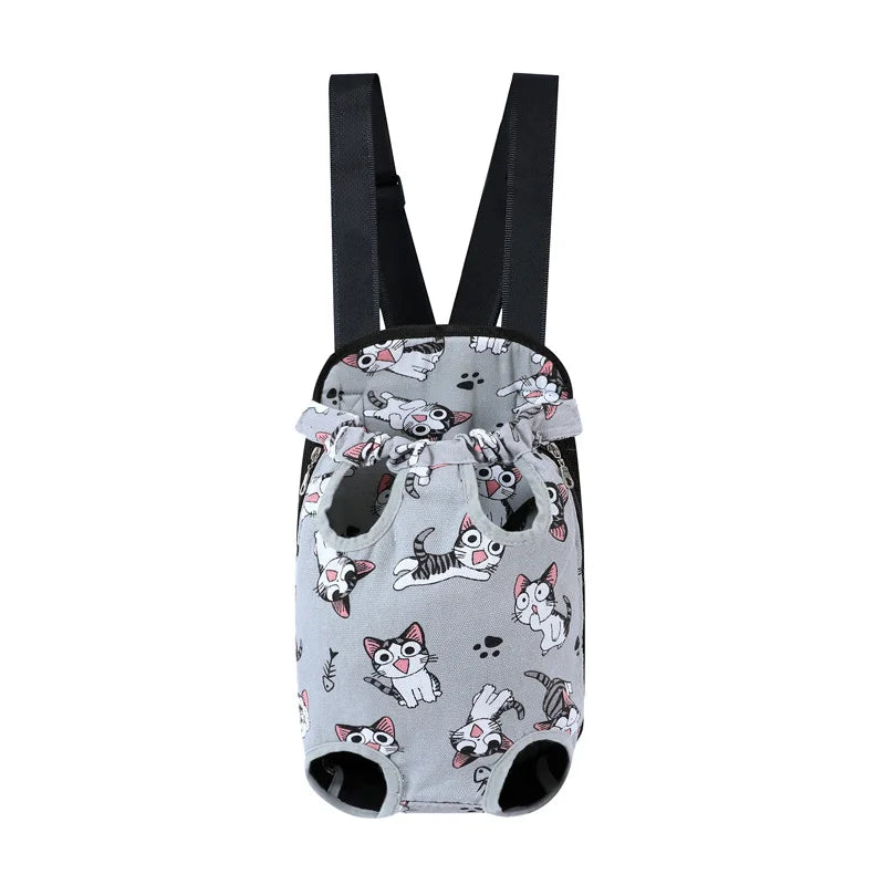 Adjustable Pet Backpack Carrier for Cats & Small Dogs - WTN Essentials