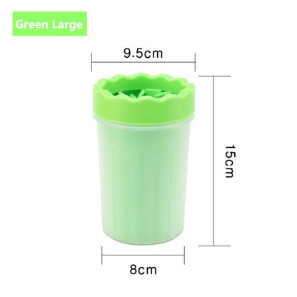 Portable Silicone Pet Paw Washer Cup - Mud Cleaner S-XL