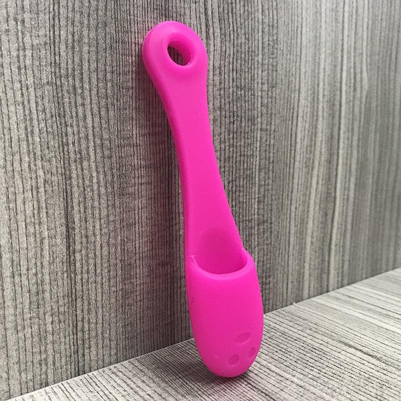 Soft Pet Finger Brush Cats Brush Toothbrush Tear Stains Brush Eye Care Pets Cleaning Grooming Tools Dog Cat Cleaning Supplies Soft Silicone Toothbrush with Long Handle for Dog Cat Pet Dental Care