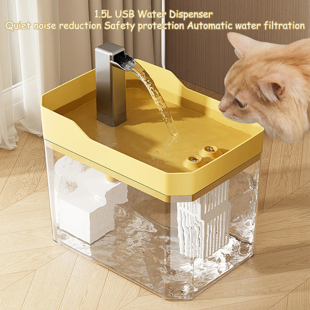 USB Cat Water Dispenser with Pump Water Filter Silent