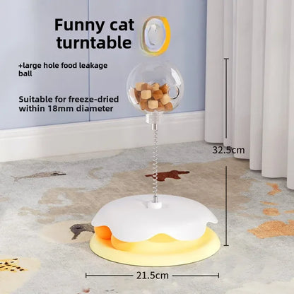 Snack Ball Interactive Treat Dispenser - Dog Cat Chase Exercise Feeder Toy