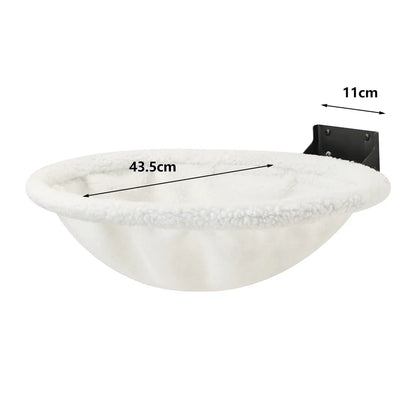 Wall-Mounted Cat Hammock - Foldable Space-Saving Bed