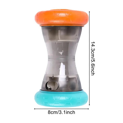 Interactive Dumbbell Treat Puzzle Toy for Dogs and Cats